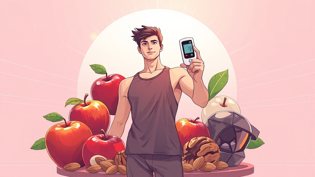 식품별 GI/GL 지수 정보 (illustration 스타일)