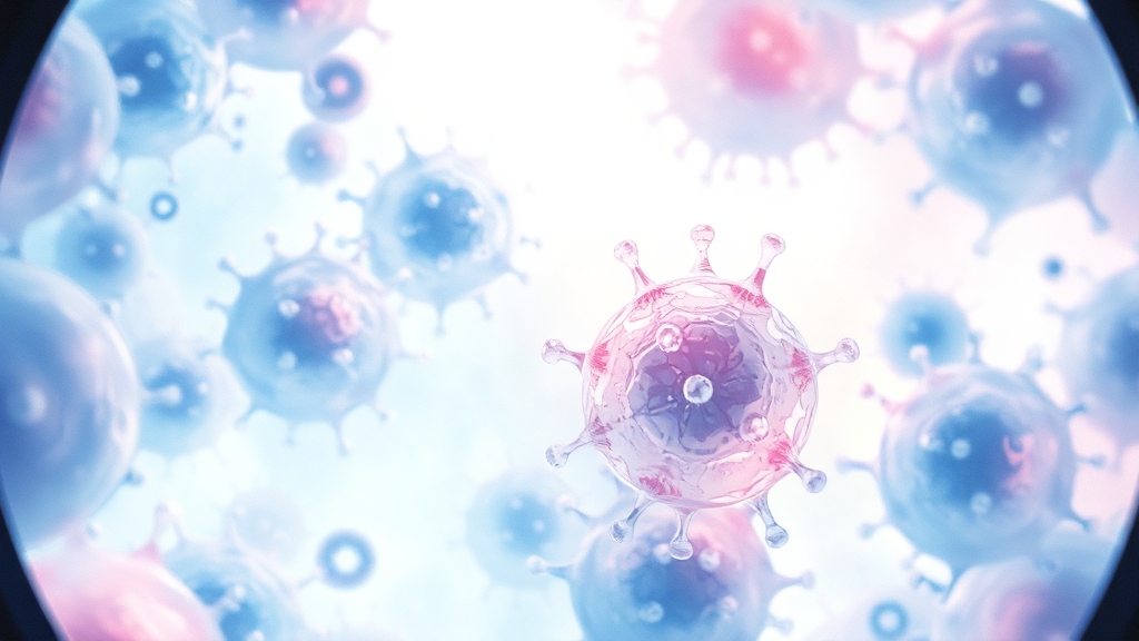 셀큐이티: 유방암 치료의 혁신 (watercolor 스타일)