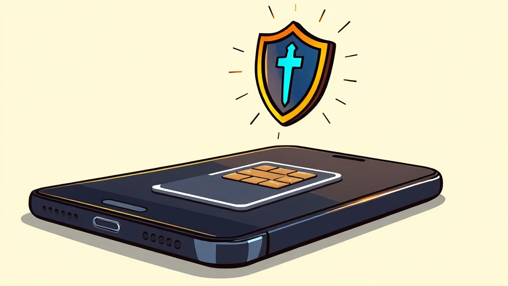 알뜰폰 유심 보호, 가능할까? (cartoon 스타일)