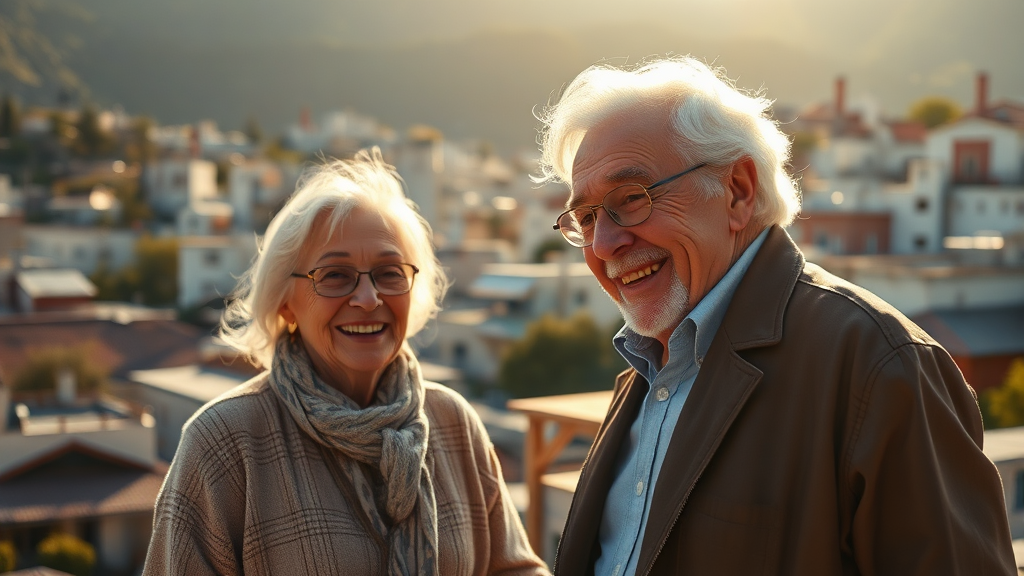 실버타운 입주 조건 및 절차 (realistic 스타일)