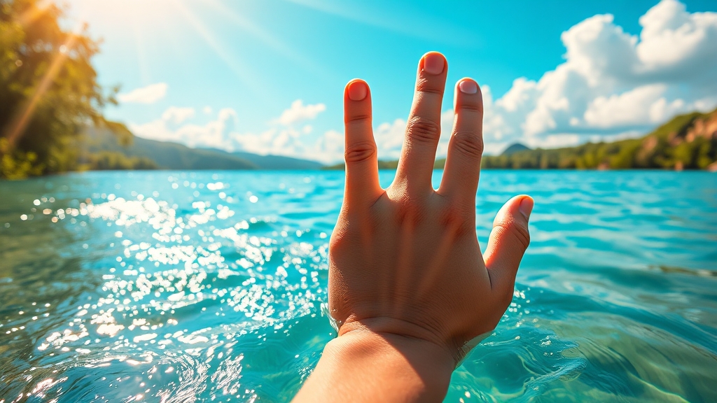 물놀이 필수템 (realistic 스타일)