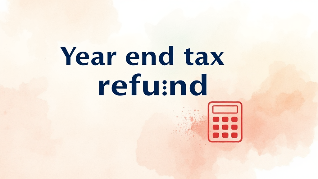 연말정산 오류? 5월 경정청구로 환급금 되찾는 방법 (watercolor 스타일)