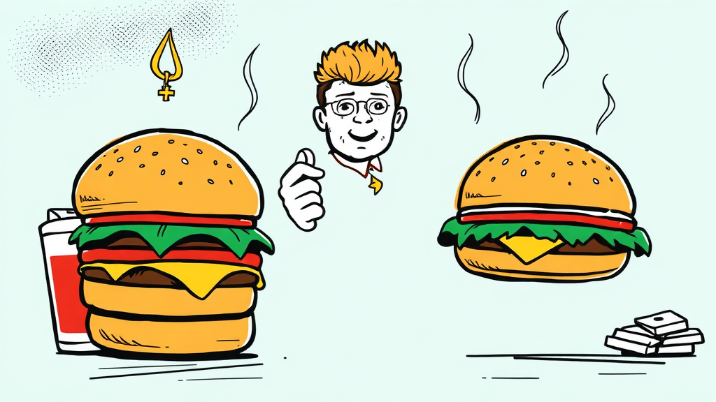 외식 물가 상승과 소비자 체감 (illustration 스타일)