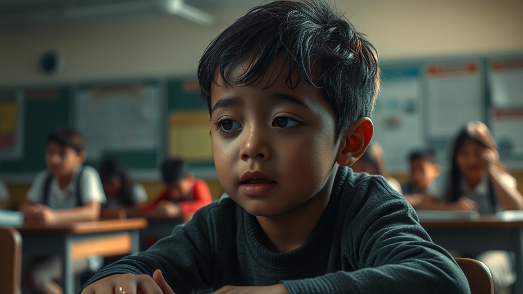 학폭 예방 및 관리 중요성 (realistic 스타일)