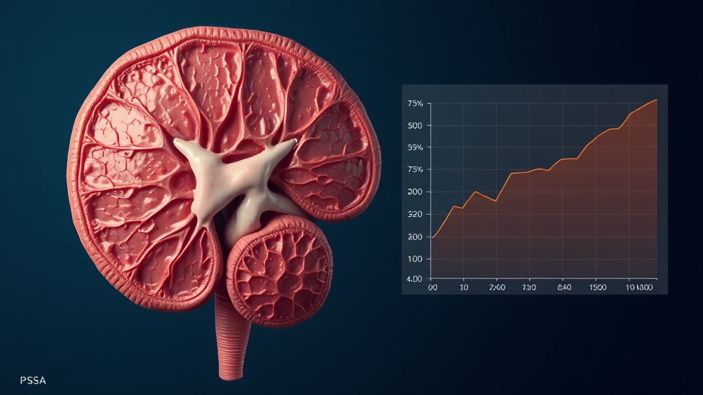 PSA 수치, 무엇을 의미할까요? (realistic 스타일)