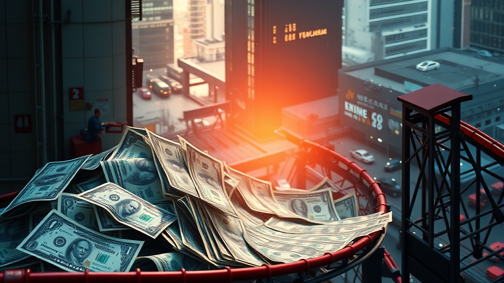 글로벌 시장에 미치는 영향 (realistic 스타일)