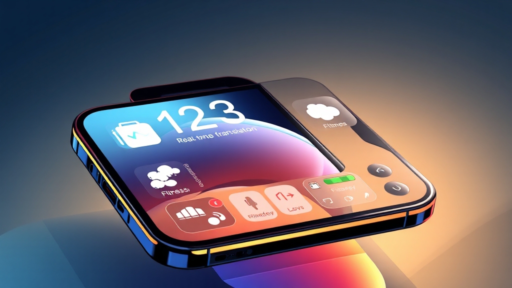 iOS 26 주요 특징 (cartoon 스타일)