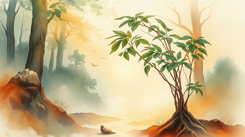 흑삼, 갱년기 여성에게 왜 좋을까요? (watercolor 스타일)