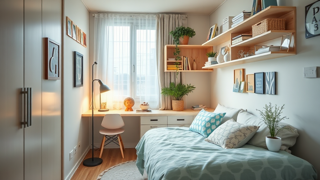 무타공 수납 솔루션 (realistic 스타일)