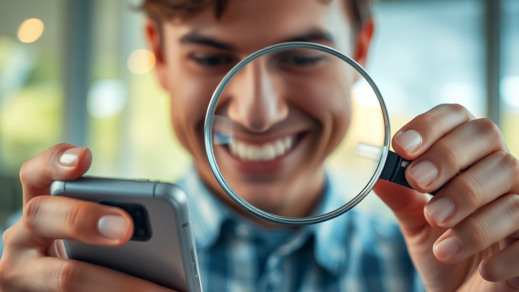 중고폰 사기 예방: 믿을 만한 플랫폼 선택 (realistic 스타일)