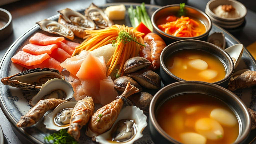 1박 3식 메뉴 미리보기 (realistic 스타일)