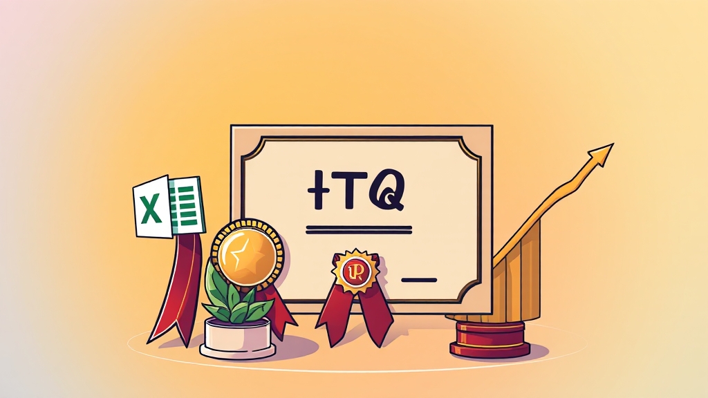 ITQ 자격증이란? (cartoon 스타일)