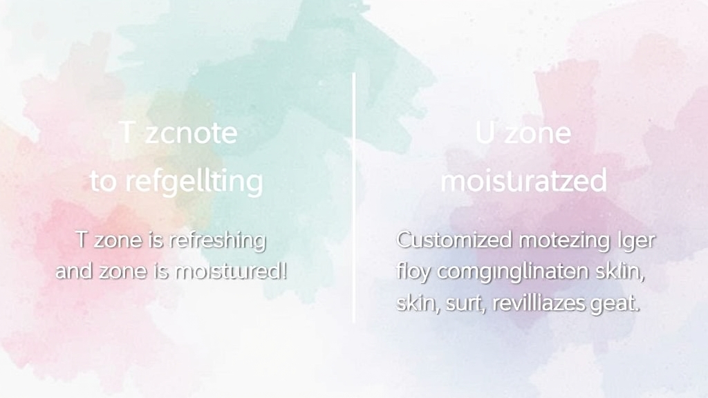 복합성 피부 보습 방법 (watercolor 스타일)