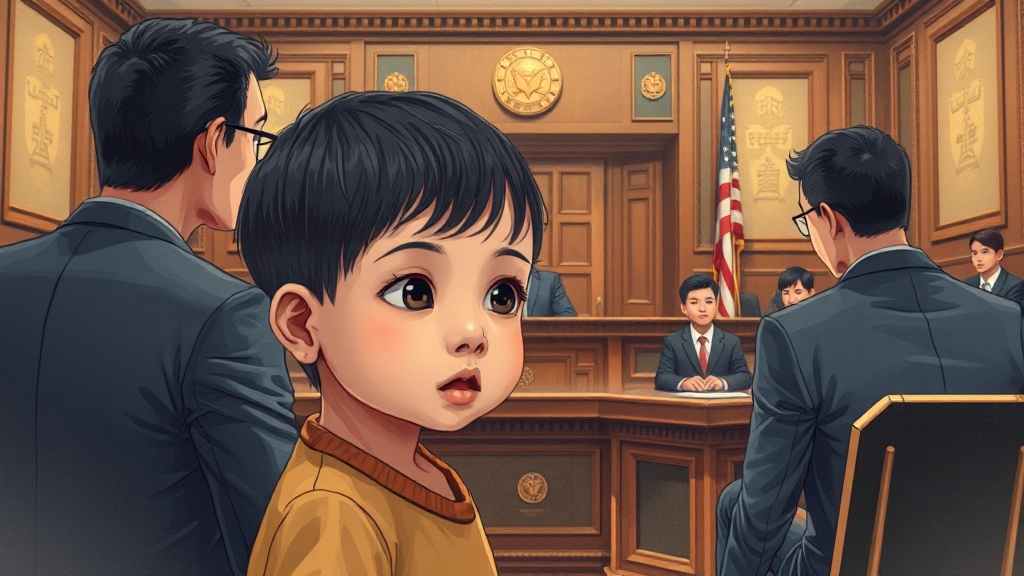 양육비 산정 및 관련 문제 해결 (illustration 스타일)