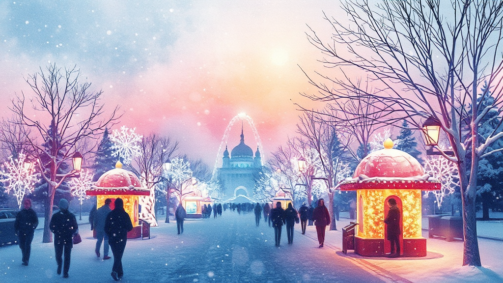 교통 및 주차 정보 (watercolor 스타일)