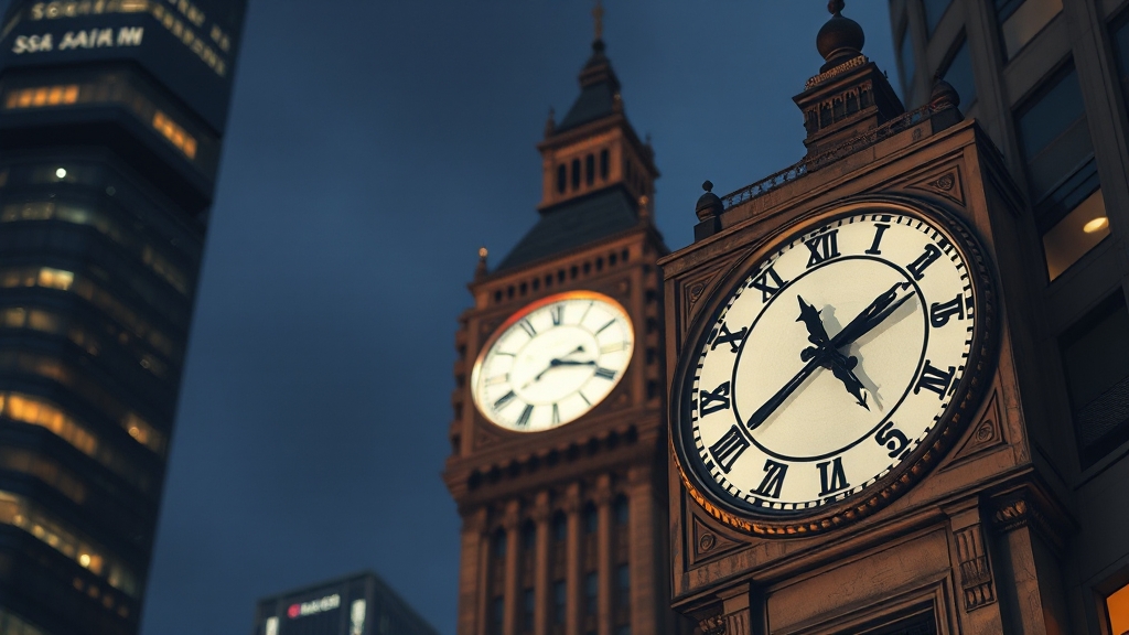 서머타임과 미국 주식 거래 시간 (realistic 스타일)