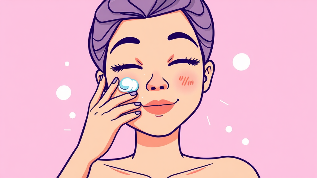 보습제 선택 및 사용법 (cartoon 스타일)