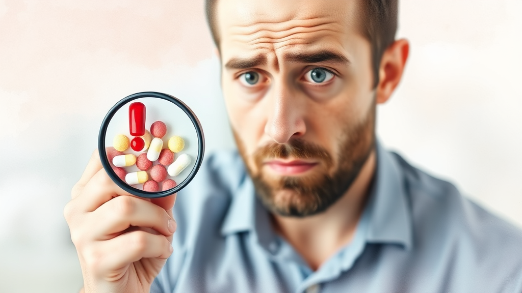 부작용 및 주의사항 꼼꼼히 확인 (watercolor 스타일)