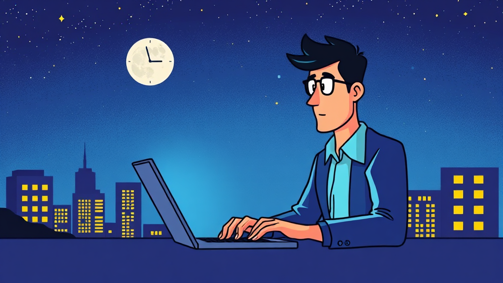 투잡, 성공적인 직장 생활 주의점 (cartoon 스타일)