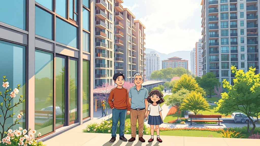 주변 입지 환경 분석 (cartoon 스타일)