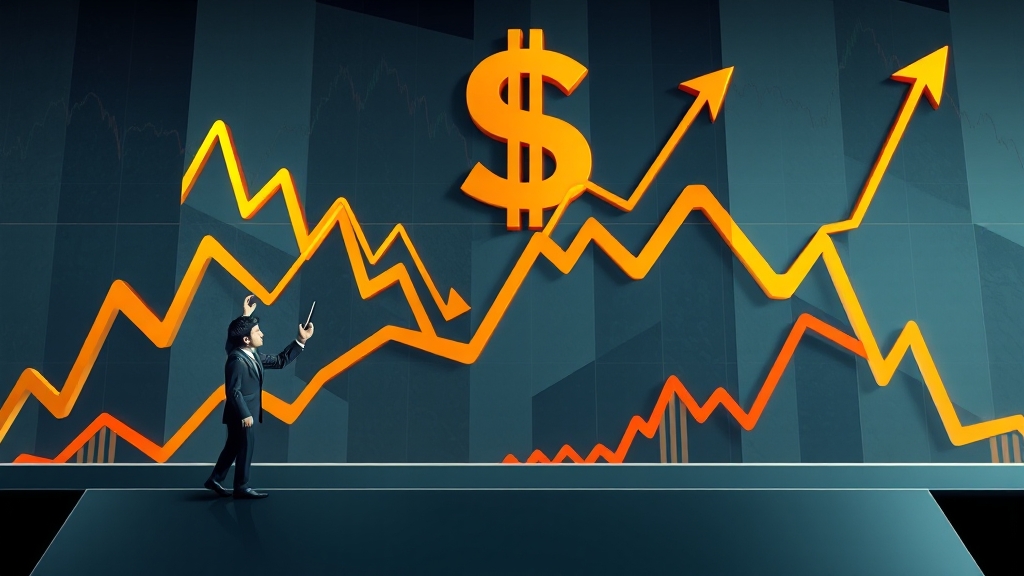 CPI 발표 후 투자 전략 (illustration 스타일)