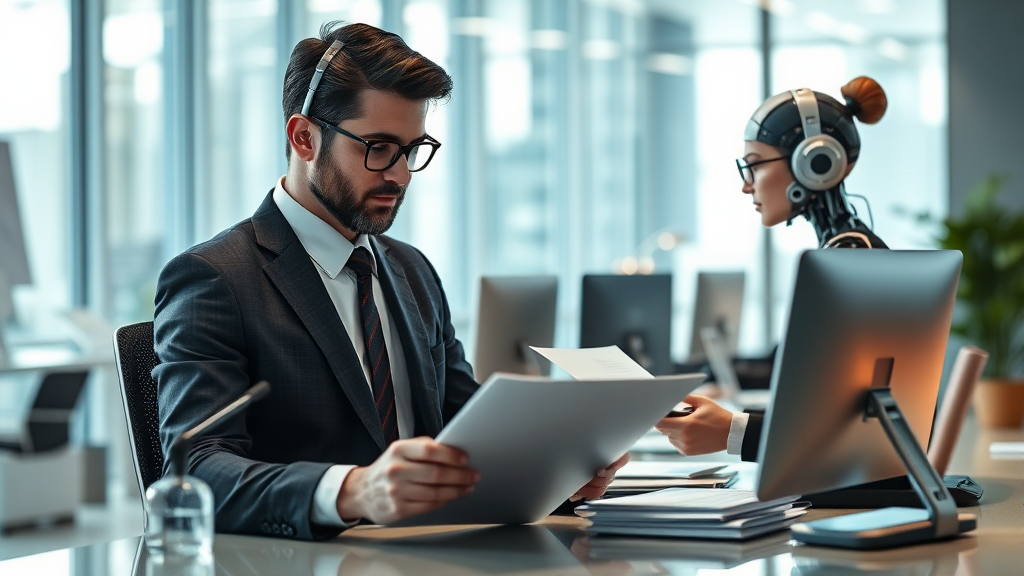 AI 활용 교육 및 학습 필요성 (realistic 스타일)