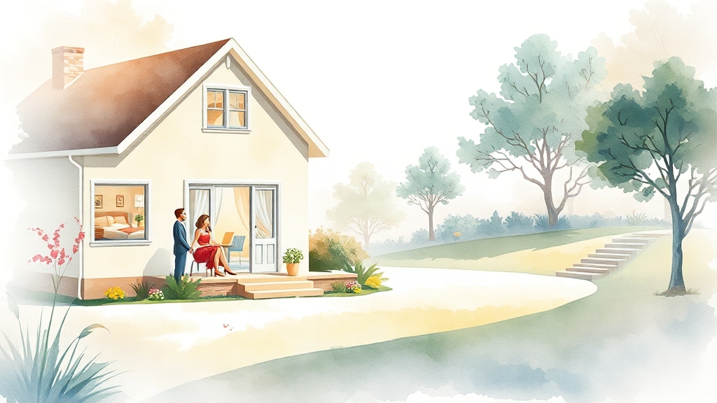 공공임대주택 종류 및 조건 (watercolor 스타일)