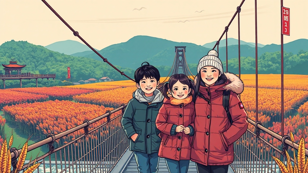 축제 방문 꿀팁 & 후기 (illustration 스타일)