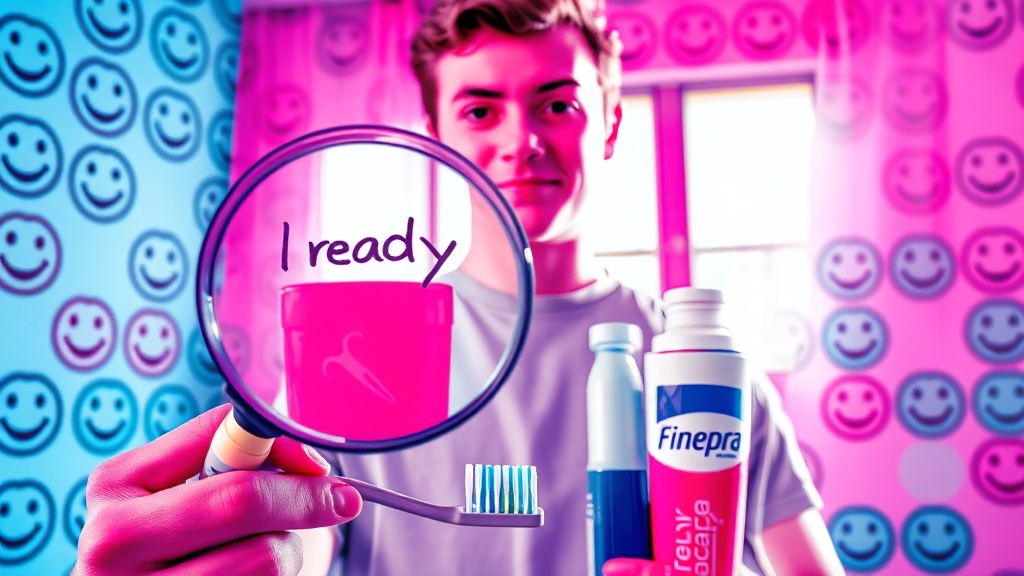 잇몸질환 치약 제품 비교 (popart 스타일)