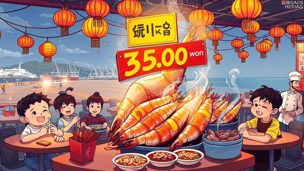 대하 시세 및 주변 맛집 정보 (illustration 스타일)