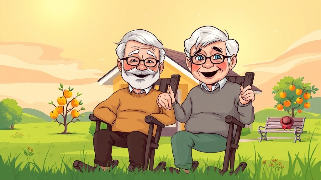 주택연금이란 무엇일까요? (cartoon 스타일)