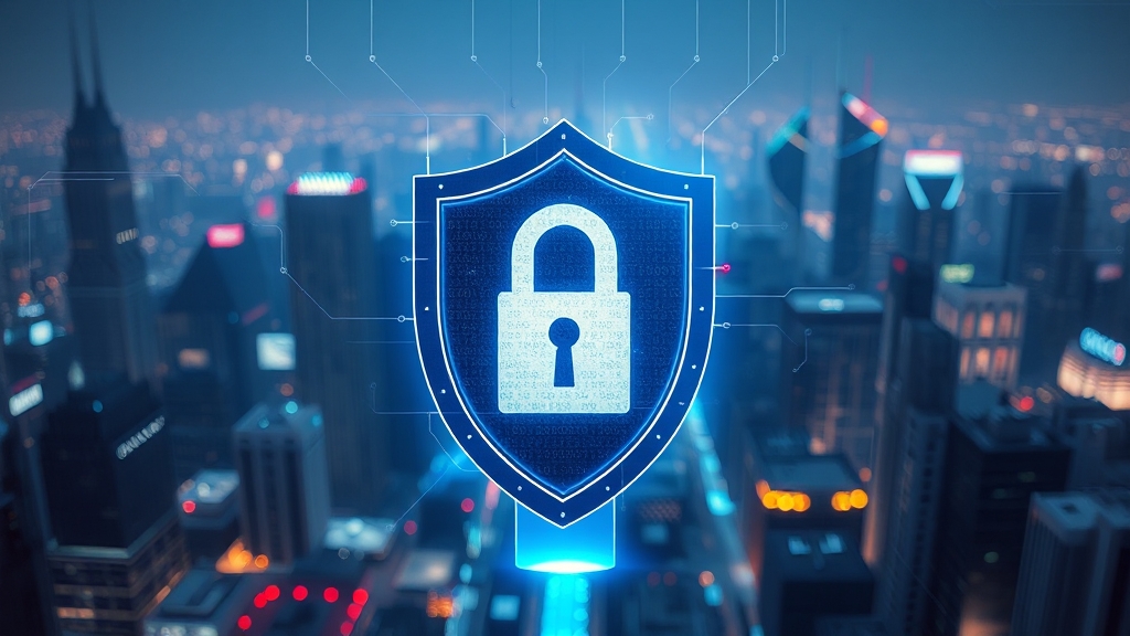 코파일럿 데이터 보호 및 관리 (realistic 스타일)