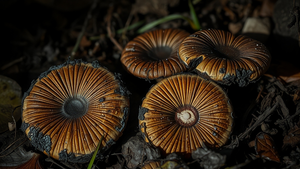 식용 가능성과 위험 신호 (realistic 스타일)
