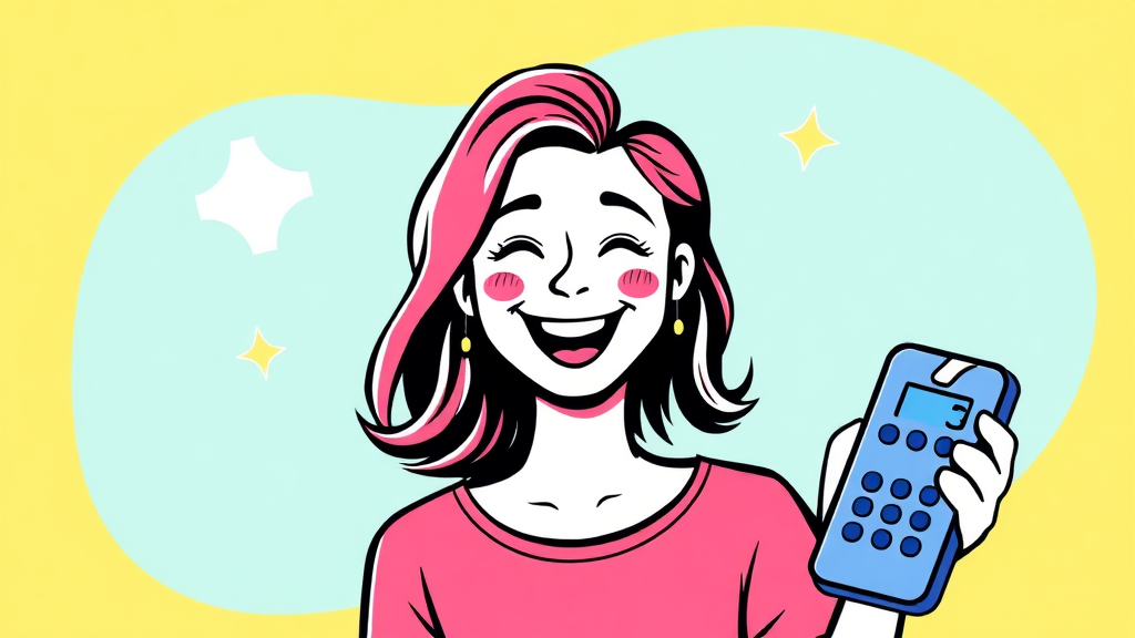 번호이동, 왜 중요할까요? (illustration 스타일)