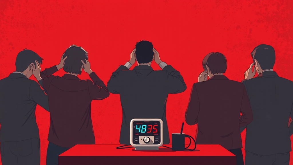 고혈압 초기 증상과 가능성 (illustration 스타일)