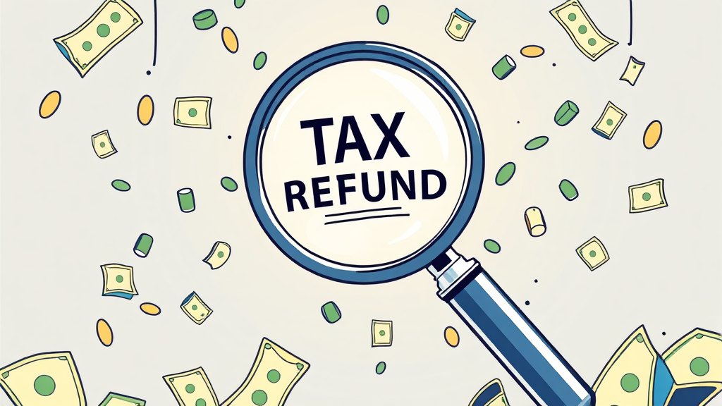 경정청구 활용: 환급금 더 받기 (illustration 스타일)