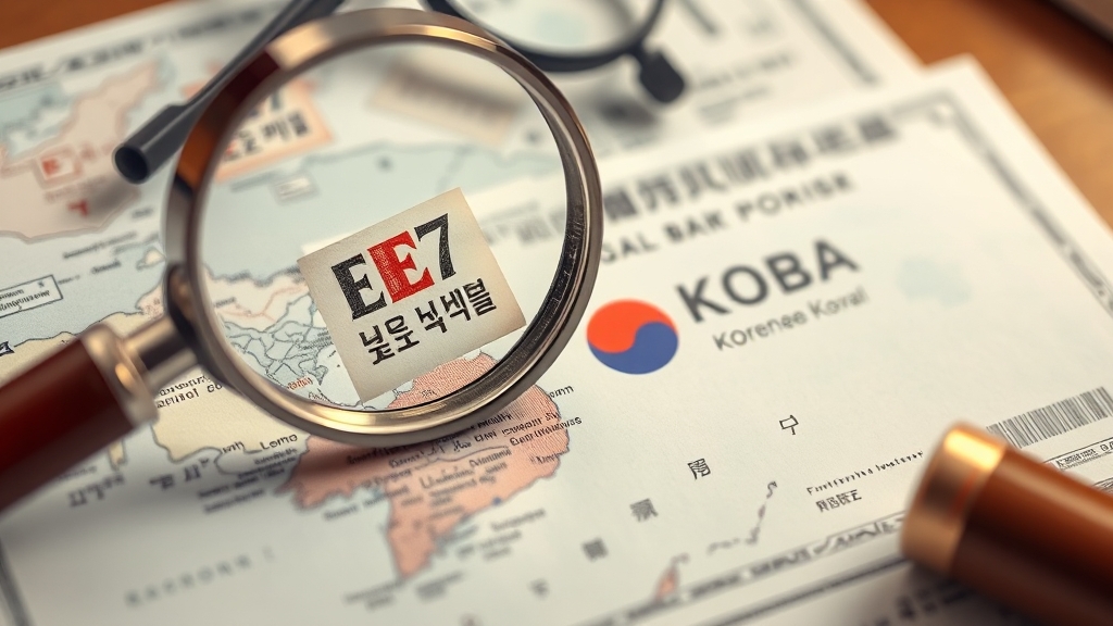 E7 비자 신청 조건 (realistic 스타일)