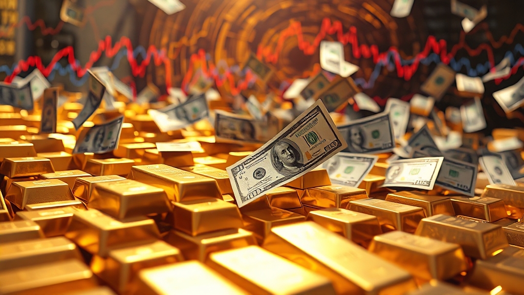 금 시세, 5가지 핵심 변동 요인 (realistic 스타일)