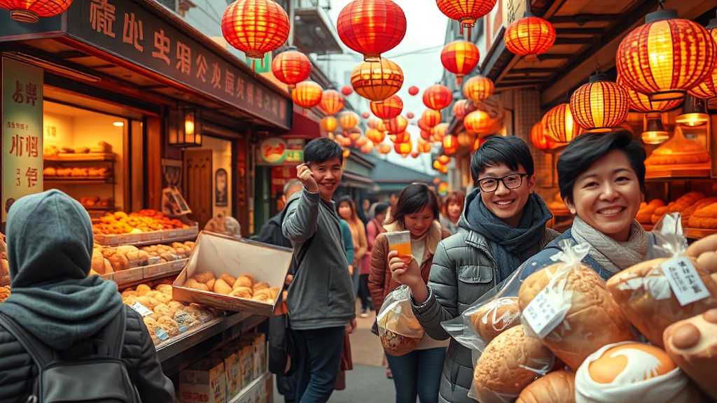 빵지순례 필수 코스: 참여 베이커리 (realistic 스타일)