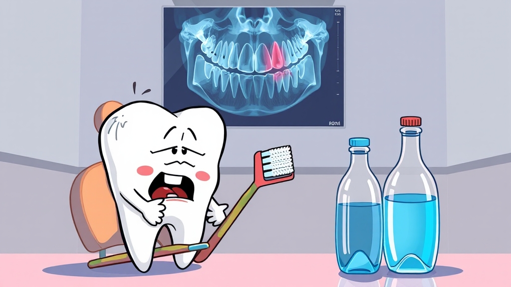 치아 시림, 왜 생길까? (cartoon 스타일)