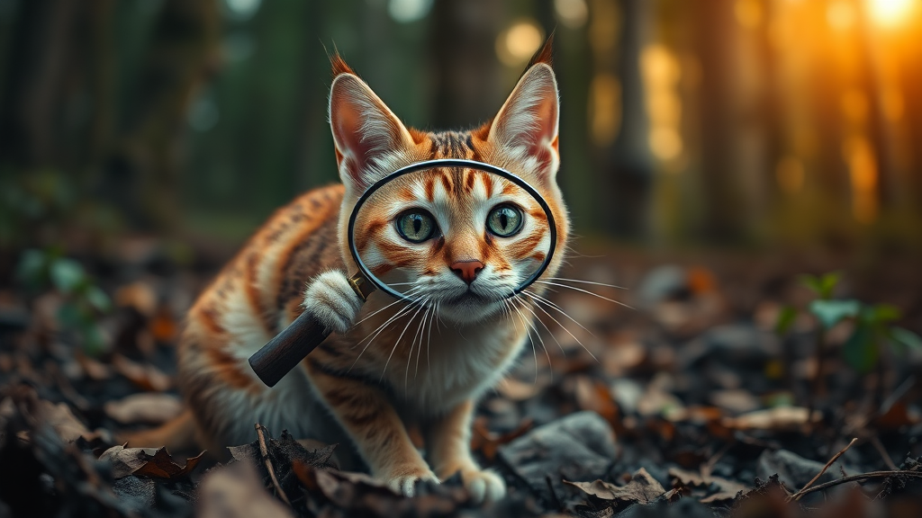 고양이 탐정, 어떻게 골라야 할까? (realistic 스타일)