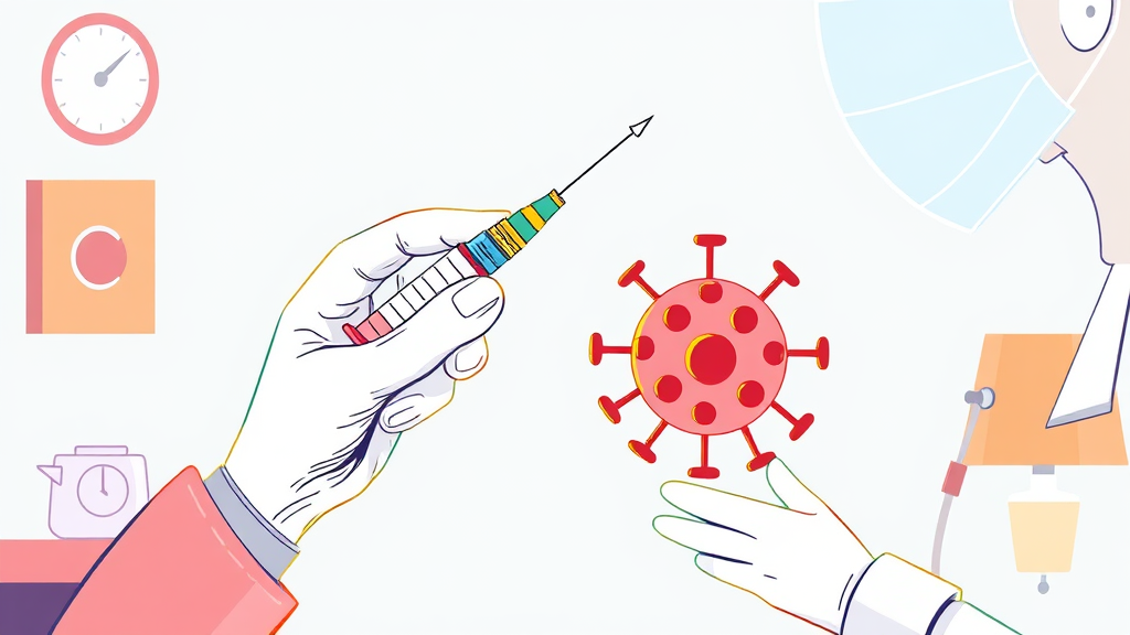 독감 백신, 3가 vs 4가? (illustration 스타일)