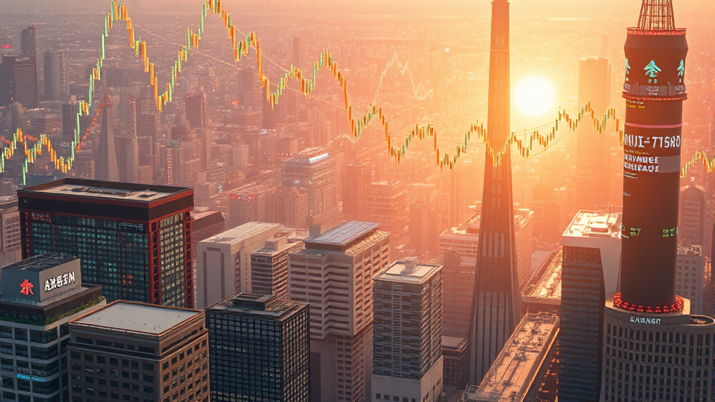 폭발적 상승의 원동력: 반도체 슈퍼사이클 (realistic 스타일)