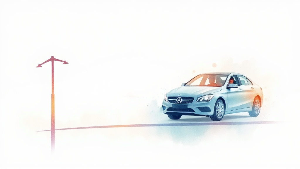 자차처리 vs 자비 수리 (watercolor 스타일)