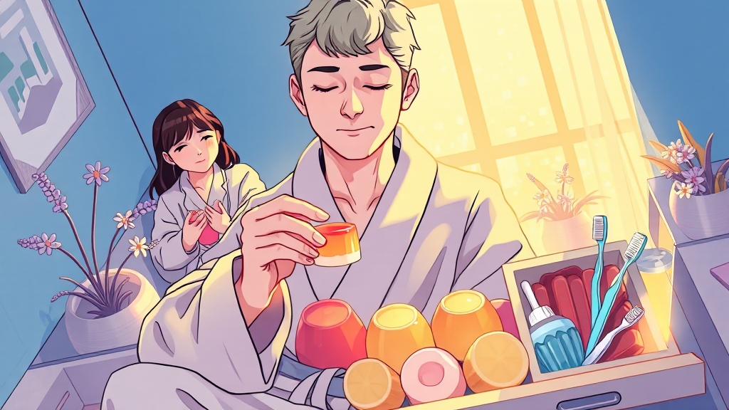 흔들리는 이, 자가 관리법 (illustration 스타일)