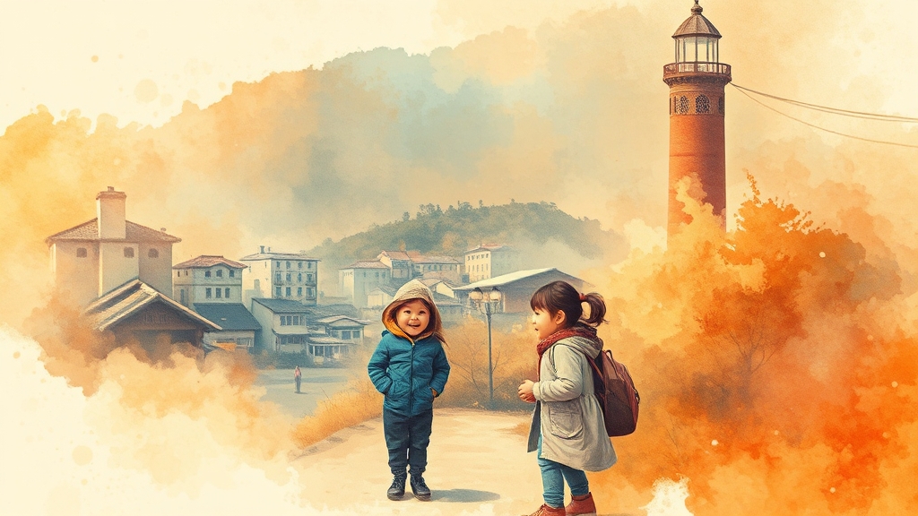 지역별 기부금 사용처 (watercolor 스타일)