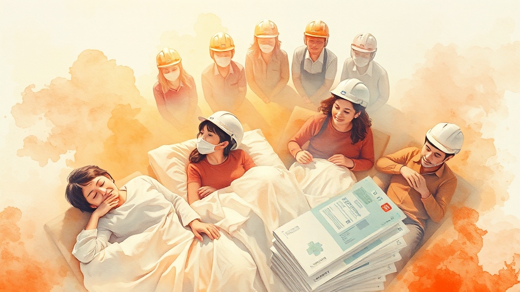 고용보험, 어떤 혜택이 있을까요? (watercolor 스타일)