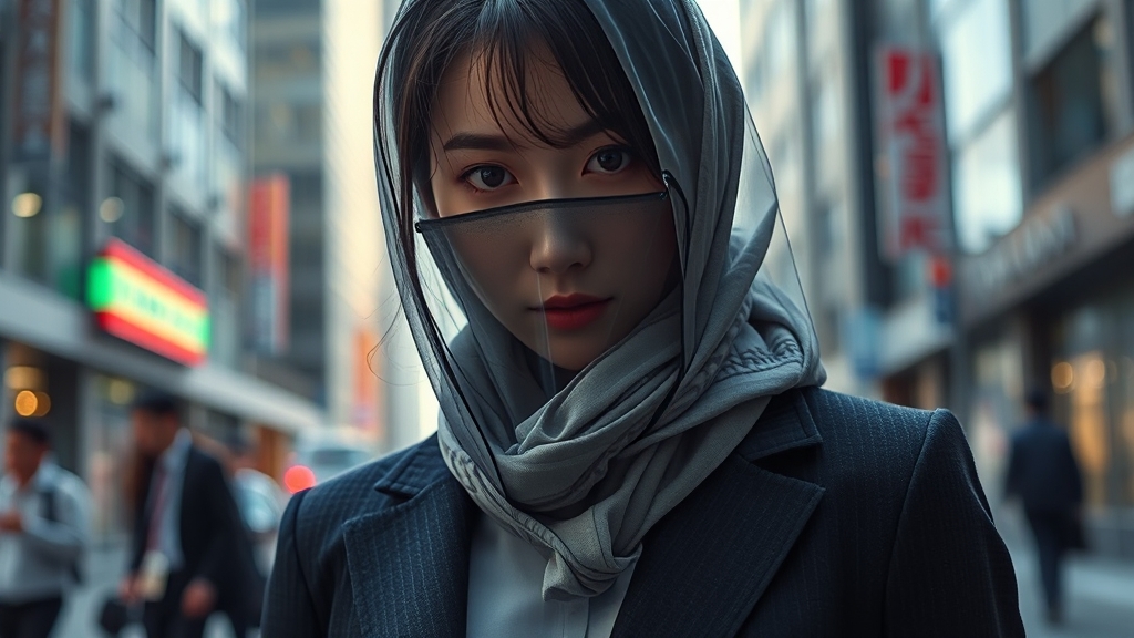 이주명, 베일에 싸인 강방글 (realistic 스타일)