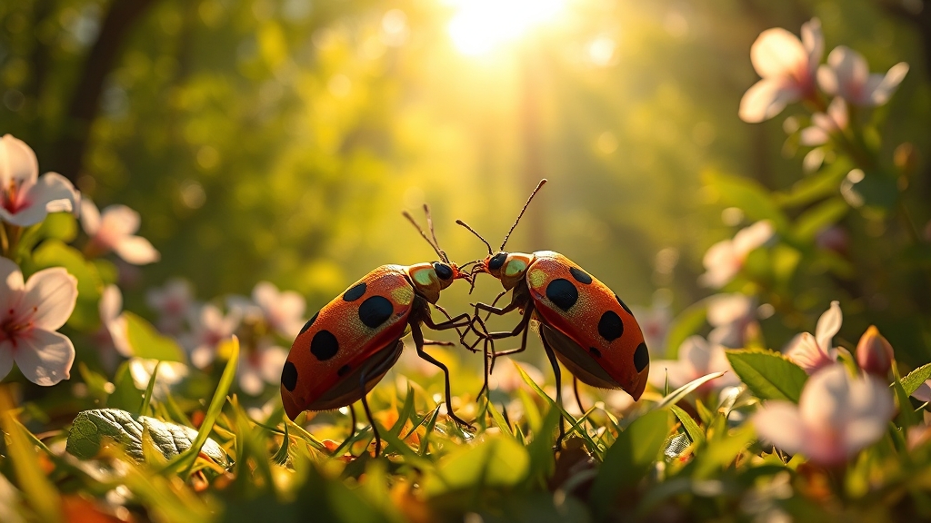 러브버그, 언제 어디서 나타날까? (realistic 스타일)