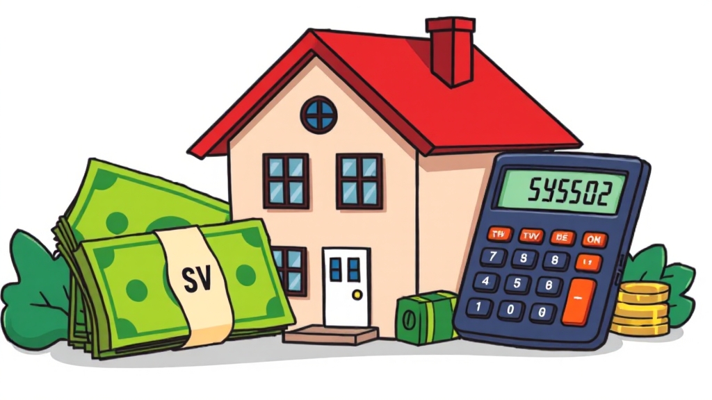 주택담보대출, LTV & DSR 관계 (cartoon 스타일)